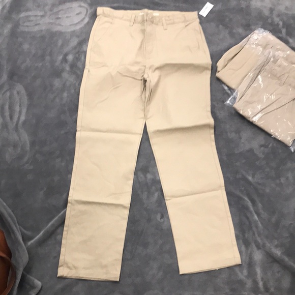 Old Navy Women's Tan Straight Leg Pants - Picture 1 of 7
